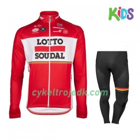 Cykeltøj Langærmet + Cykelbuks Lang Børn 2017 Lotto Soudal N001
